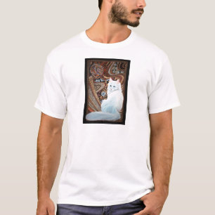 T-shirt Angora turc blanc