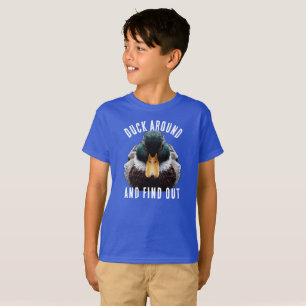 T-shirt Angry Duck dit Duck Around and Find