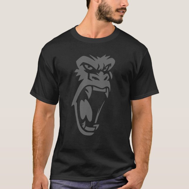T-shirt Angry Gorilla Face For Men Women Kids  1 (Devant)