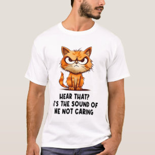 T-shirt Angry Stress Chat Funny Stress Meme pour Amoureux 
