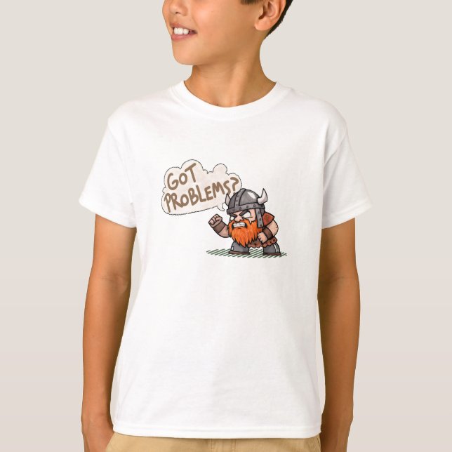 T-shirt Angry Viking Dwarf (Devant)