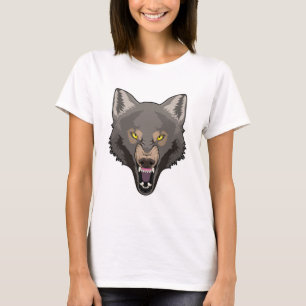 T-shirt Angry Wolf