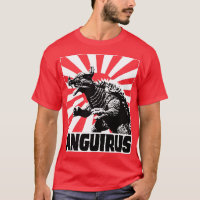 ANGUIRUS Soleil levant pour les tee - shirts rouge