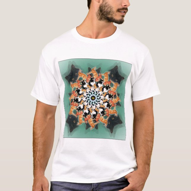 T-shirt Ani+Mandalas de Sha (Devant)