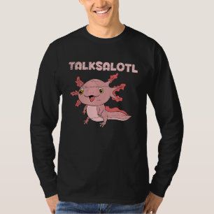 T-shirt Animal Amphibien Mexicain Talksalotl Axolotl