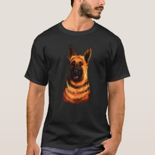 T-shirt Animal berger allemand chien de chien