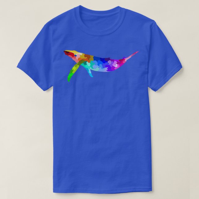 T-shirt animal cadeau orné d'arc-en-ciel (Design devant)