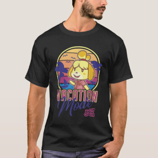 T-shirt Animal Crossing New Horizons Isabelle Vacation Mod