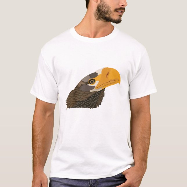 T-shirt animal d'aigle de mer (Devant)