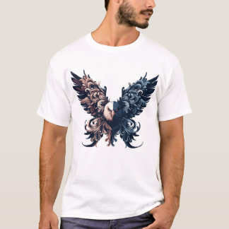 T-shirt animal d'art de l'aigle