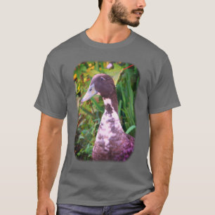 T-shirt Animal de ferme d'oies gris mou