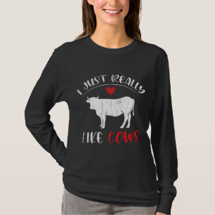 T-shirt Animal de ferme Hommes Femmes Agricole Vache-cadea