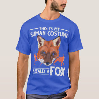 T-shirt Animal De Forêt C'Est Mon Costume Humain Je Suis V