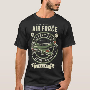 T-shirt animal de la fierté militaire de la Force aérienne