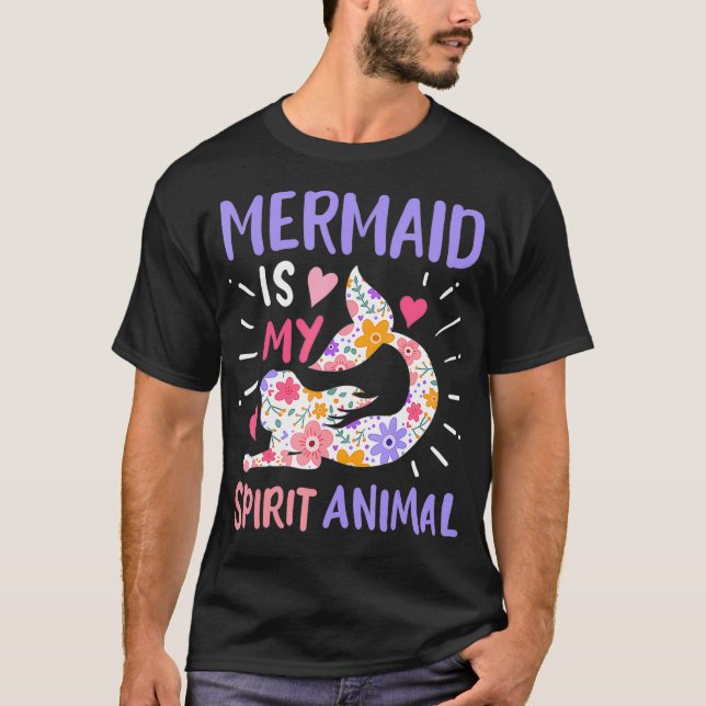 T-shirt Animal de l'esprit de sirène  (Devant)