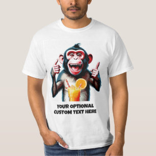T-shirt Animal de partie de texte personnalisé