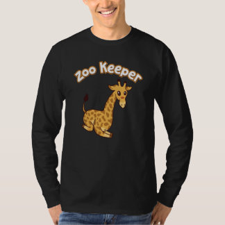 T-shirt Animal de safari de girafe gardien de zoo