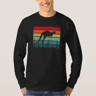 T-shirt Animal de zoo Outback Australie Animal  Rétro Kang