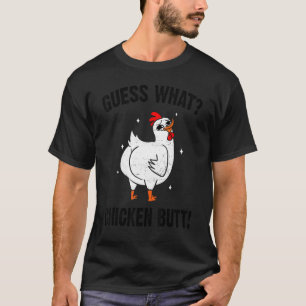 T-shirt Animal Devinez Quel Bouton De Poulet Mélange Boeuf