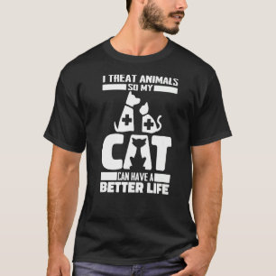 T-shirt Animal Doctor Cat Vet Vétérinaire vétérinaire