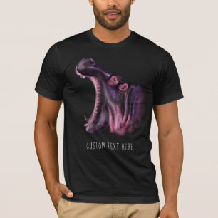 T-shirt Animal Drawing Collection Big Hippo Ajouter votre 