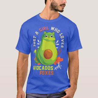 T-shirt Animal Drôle Juste Une Fille Qui Aime Les Avocados