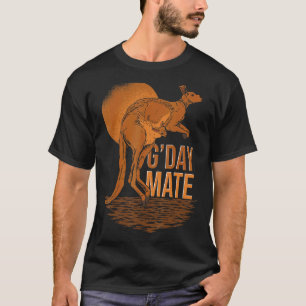 T-shirt Animal extérieur Australie Animal Kangaroo