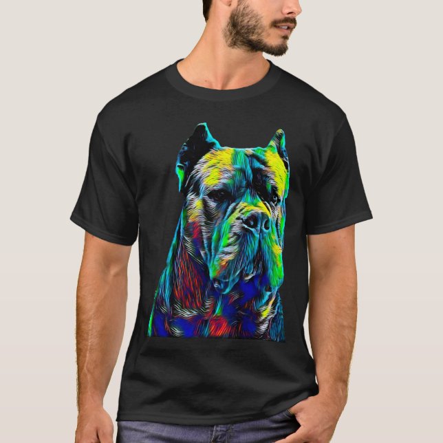 T-shirt Animal familier italien de chien de tête de (Devant)