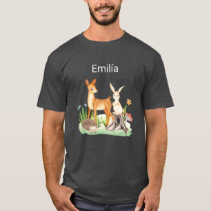 T-shirt Animal familier lapin hérisson Emila