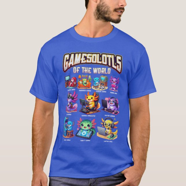 T-shirt Animal Gaming boy (Devant)