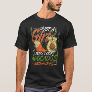 T-shirt Animal Juste Une Fille Qui Aime Les Avocados Et Le