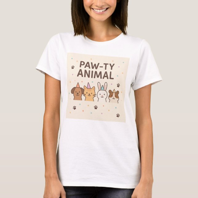 T-shirt Animal mâché (Devant)