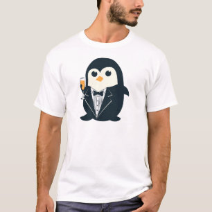 T-shirt animal mignon de smoking de pingouin adorable