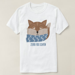 T-shirt animal mignon 'Zero Fox Donné'
