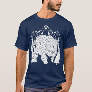 T-shirt Animal Mountain Wildlife Bear