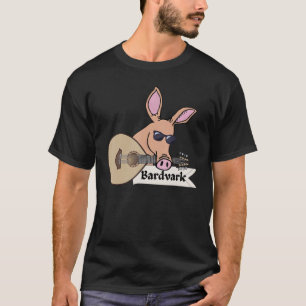 T-shirt Animal Pun Bardvark Pour Aardvark Et Bards
