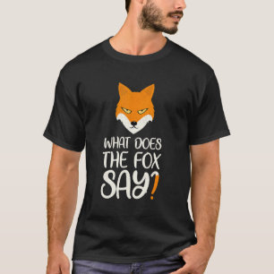 T-shirt Animal Que Dit Le Fox Mème Foxes