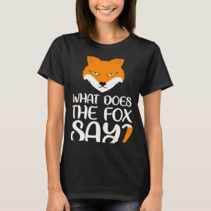 T-shirt Animal Qu'est-ce que le Fox dit Foxes Meme