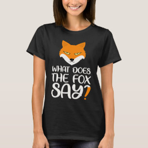 T-shirt Animal Qu'est-ce que le Fox dit Foxes Meme