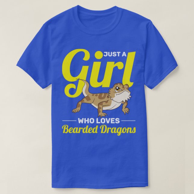 T-shirt Animal Reptile Aime Juste Une Fille Qui Aime Porté (Design devant)