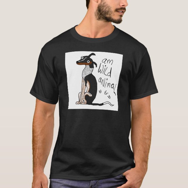 T-shirt Animal sauvage d'AM (Devant)