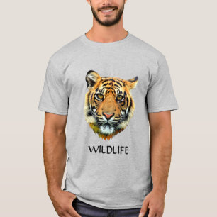T-shirt animal sauvage de tigre