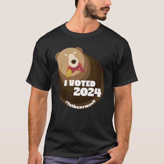 T-shirt animal, semaine de l'ours gras, semaine de l'ours  (Devant)