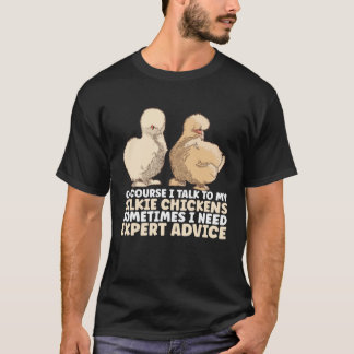 T-shirt Animal Silkie Chicken Silky Chinese Silk