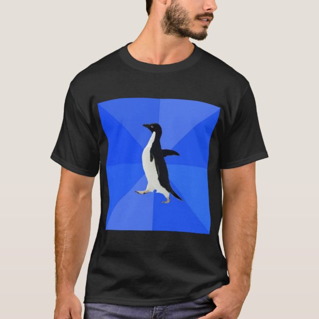 T-shirt Animal socialement maladroit Meme de conseil de (Devant)