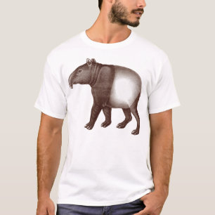 T-shirt animal - Tapir asiatique ou malaisien