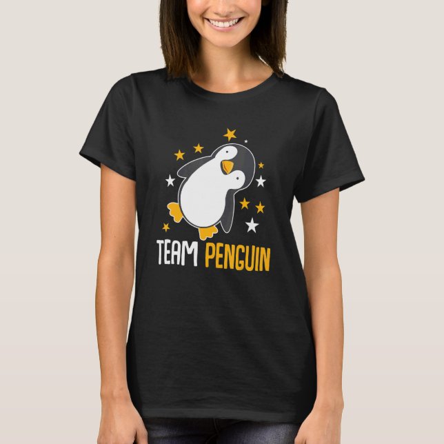 T-shirt Animal     Team Penguin Kids (Devant)
