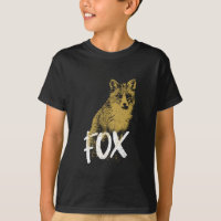 Animal totem chaman Fox, deux côtés imprimer