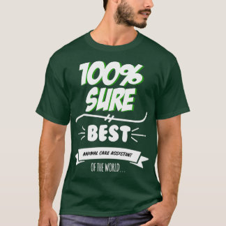 T-shirt Animale Assistant Drôle Slogan Travail de loisir