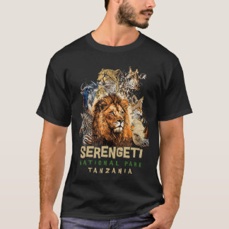 T-shirt Animals in African Serengeti National Park Safaria